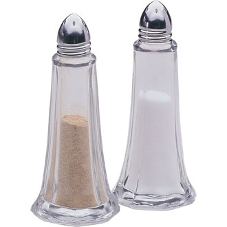 Salt Pepper Shakers Pack of 12 Glass Nostalgic Cruets Condiments