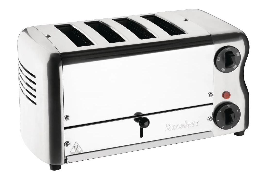 Rowlett Stainless Steel White 8 Slot Toaster