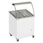 Tefcold IC301SCE Angled Glass Lid Chest Freezer With Canopy