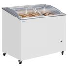Tefcold IC301SCEB Sliding Curved & Angled Lid Chest Freezer